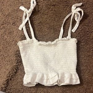 White garage tank top